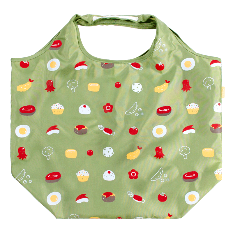 エコトート大　お弁当のおかず　グリーン