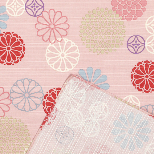 ひじき様 FUROSHIKIクロス 七宝姫菊 ピンク｜▽アイテム・用途で選ぶ
