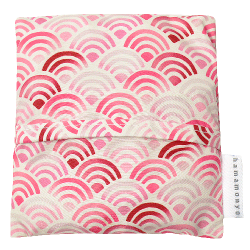 コンパクトエコバッグ　水彩青海波