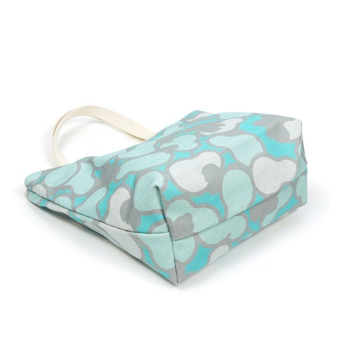 はまモダン帆布トート　ひさご総柄