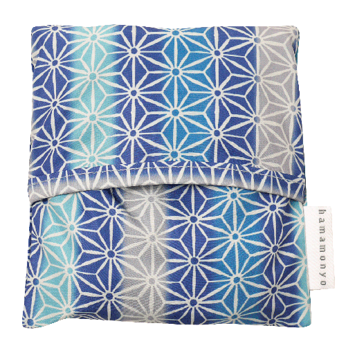 コンパクトエコバッグ　麻の葉縞