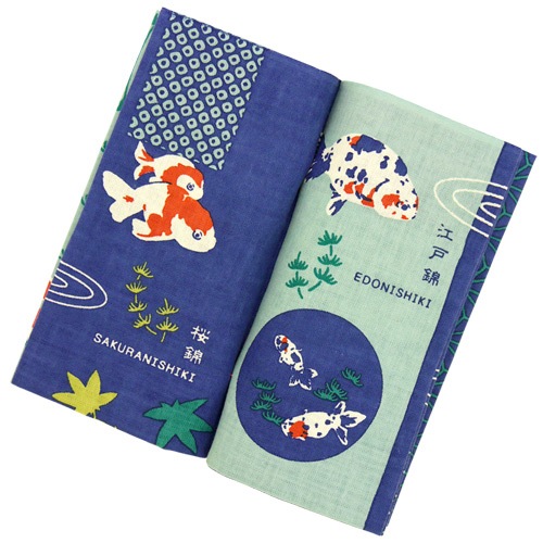 てぬぐい本　日本のこと　金魚