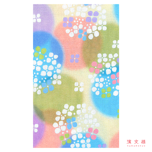 てぬぐい　愛しあじさい