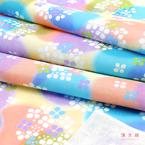 てぬぐい　愛しあじさい