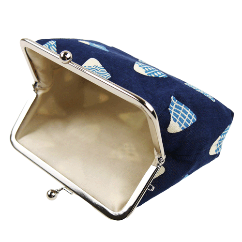 4寸がま口　富士山むすび