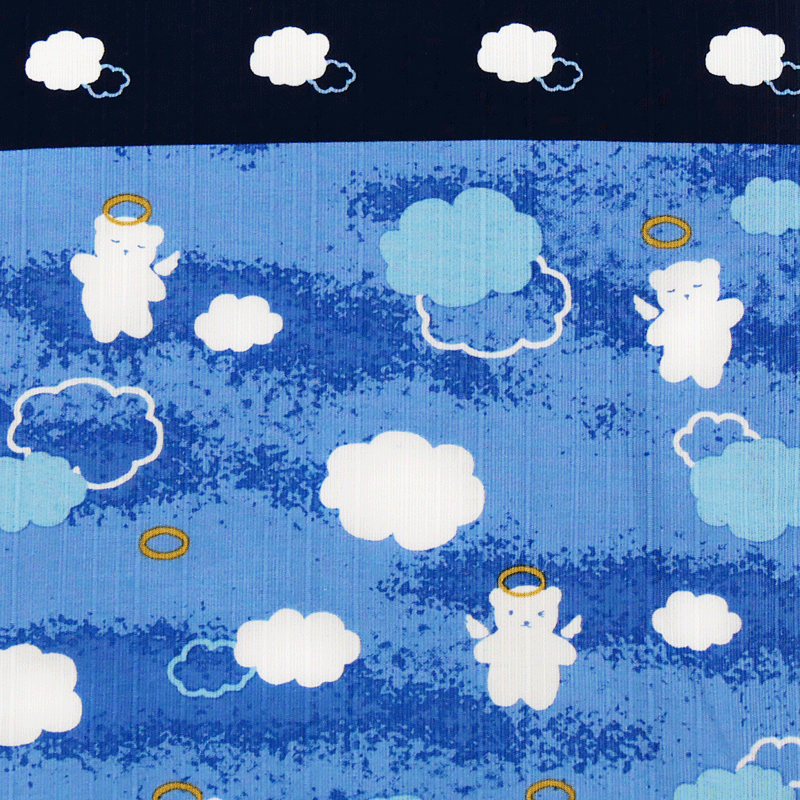 おさんぽトート　くま雲天使