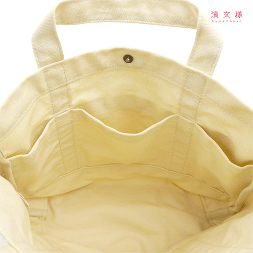 ワンポイント帆布トート　桜