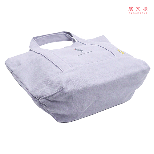 ワンポイント帆布トート　ハシビロコウ