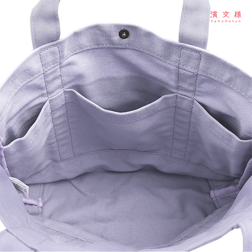 ワンポイント帆布トート　ハシビロコウ