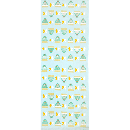 てぬぐい　大阪城と鯱