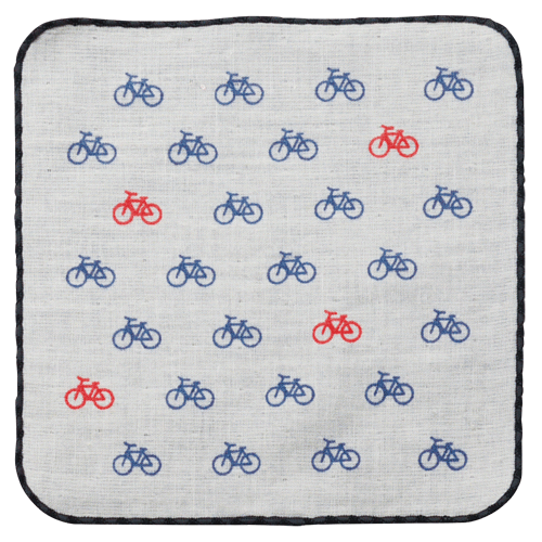 ミニたおるハンカチ　自転車