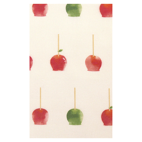 てぬぐい　リンゴ飴