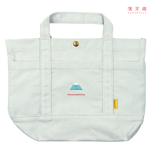 ワンポイント帆布トート　富士山