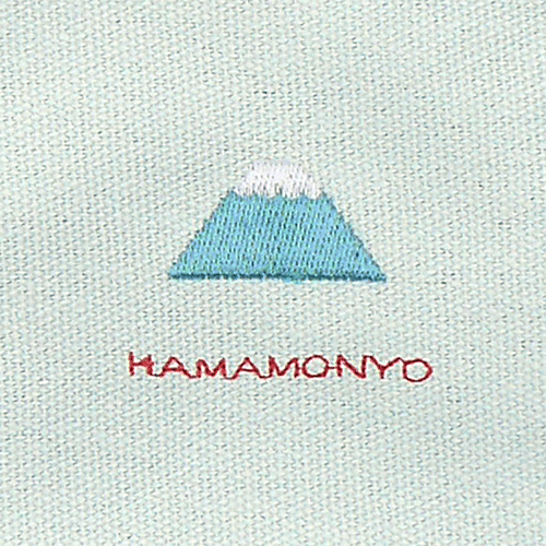 ワンポイント帆布トート　富士山