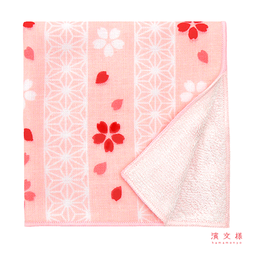 和たおるセミウォッシュ　麻の葉桜