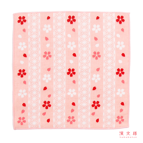 和たおるセミウォッシュ　麻の葉桜