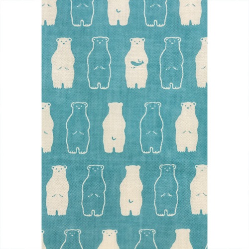 110-120サイズ　キッズ甚平　しろくまさん