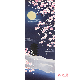 絵てぬぐい　月夜の桜