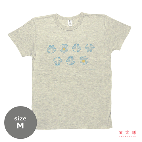 TシャツM　マリンパール　ベージュ