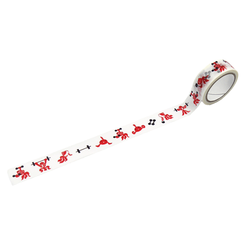 マスキングテープ　筋トレ金魚