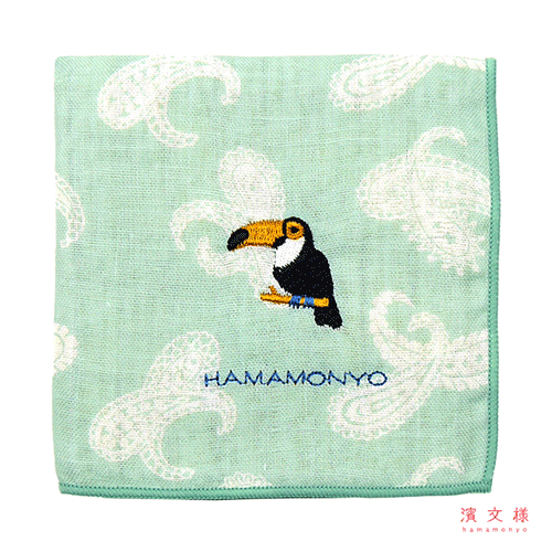 ハンドメイド　ハンカチ 綿サテンハンカチ（A）【ピンク】／鳳月杏: グッズ - 宝塚