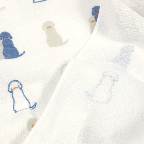 和たおるバスタオル　おすわりわんこ