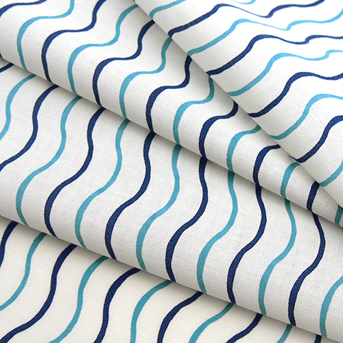 てぬぐい　波なみ