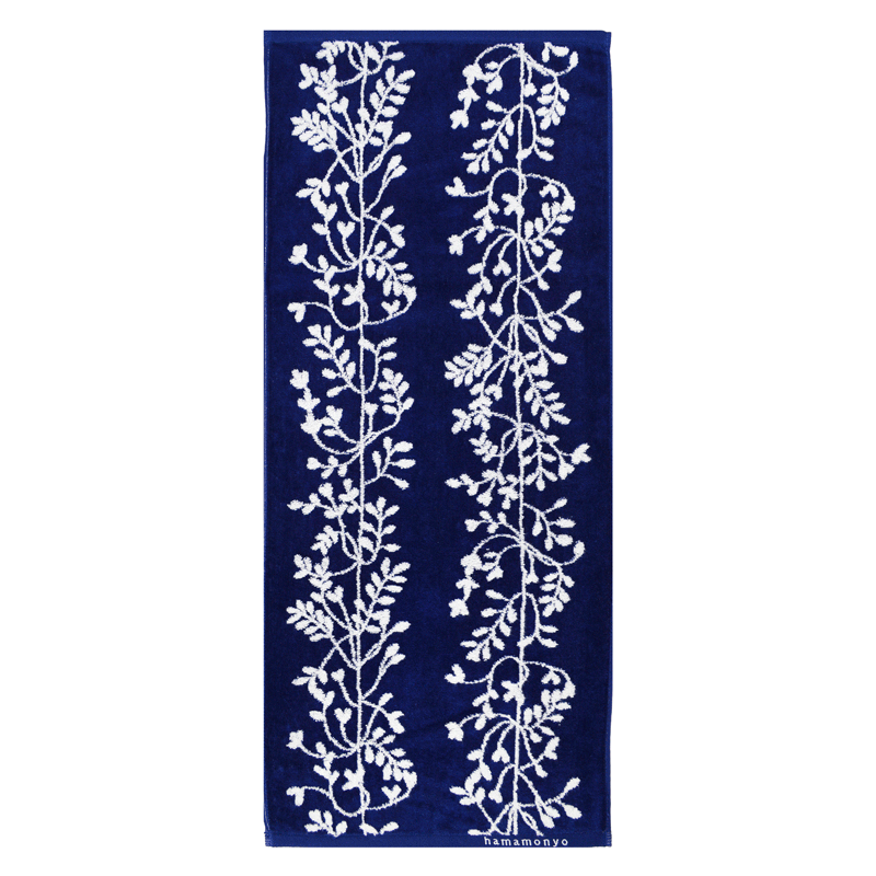 先染めフェイスタオル　エコリーフ　コン