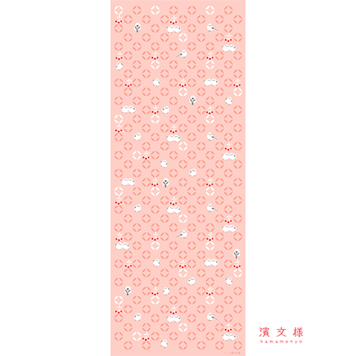てぬぐい　シマエナガ七宝