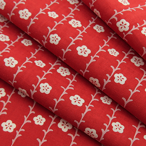 てぬぐい　枝垂れ梅もよう