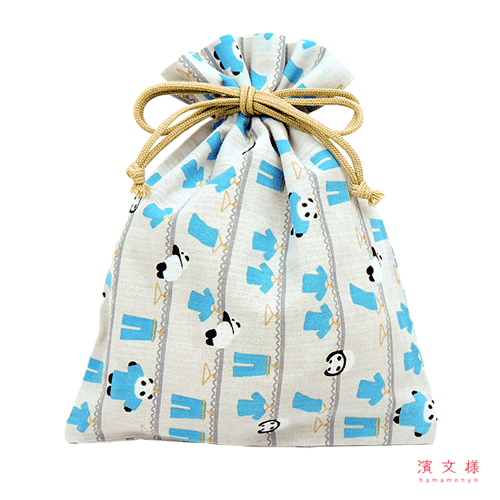 巾着大　お洗濯パンダ