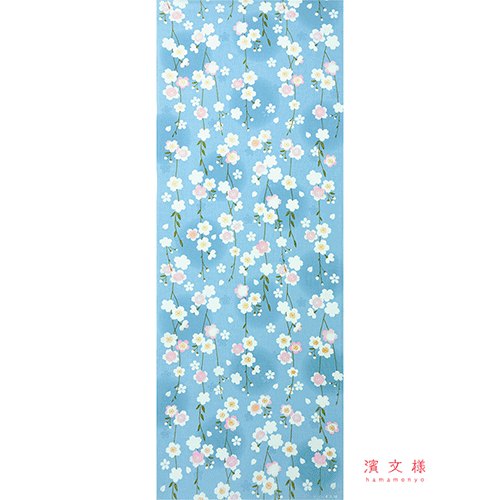 てぬぐい　清ら枝垂れ桜