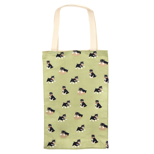 長トート　黒柴くん