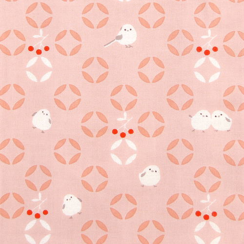 長トート　シマエナガ七宝