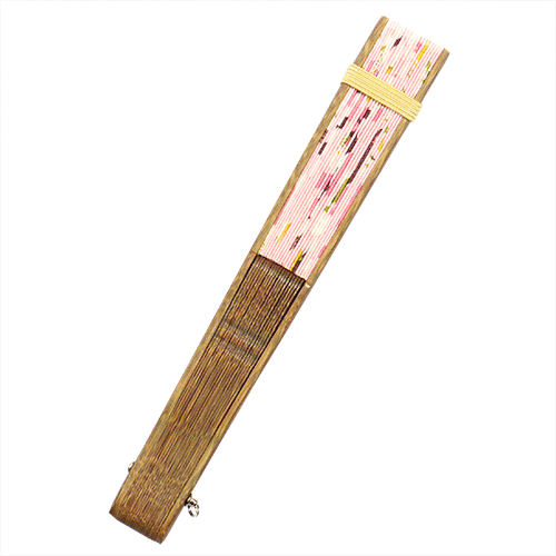 てぬぐい扇子　幸せ桜