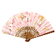 てぬぐい扇子　幸せ桜