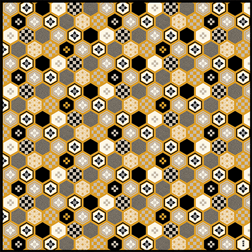 大布　亀甲モダン