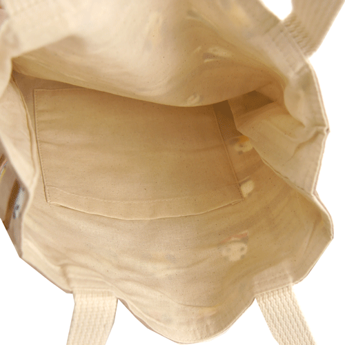 長トート　パンダの図書館