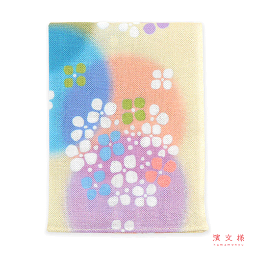 てぬぐいのはんかち　愛しあじさい