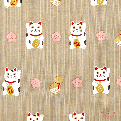 おさんぽトート　ほっこり招き猫