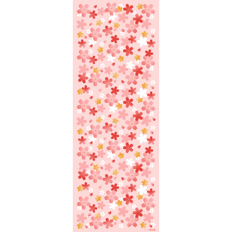 てぬぐい　花桜