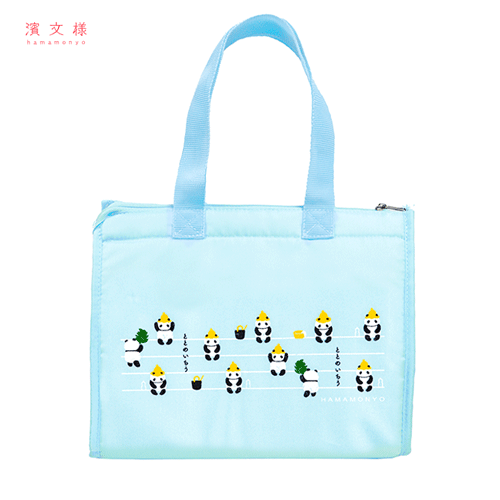 保冷温バッグ　ととのいちうサウナパンダ　スカイブルー