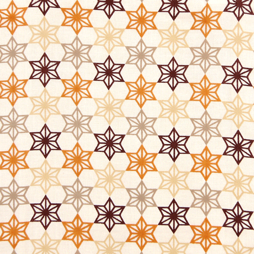 長トート　寄木麻の葉