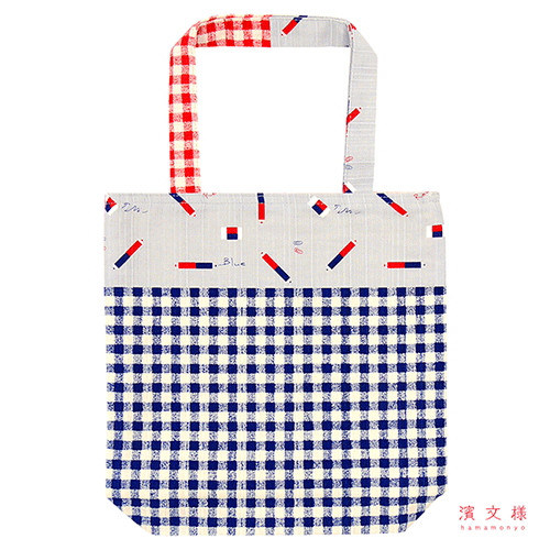 おさんぽトート　まめ赤青えんぴつ