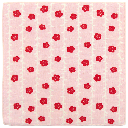 和たおるセミウォッシュ　枝垂れ梅もよう