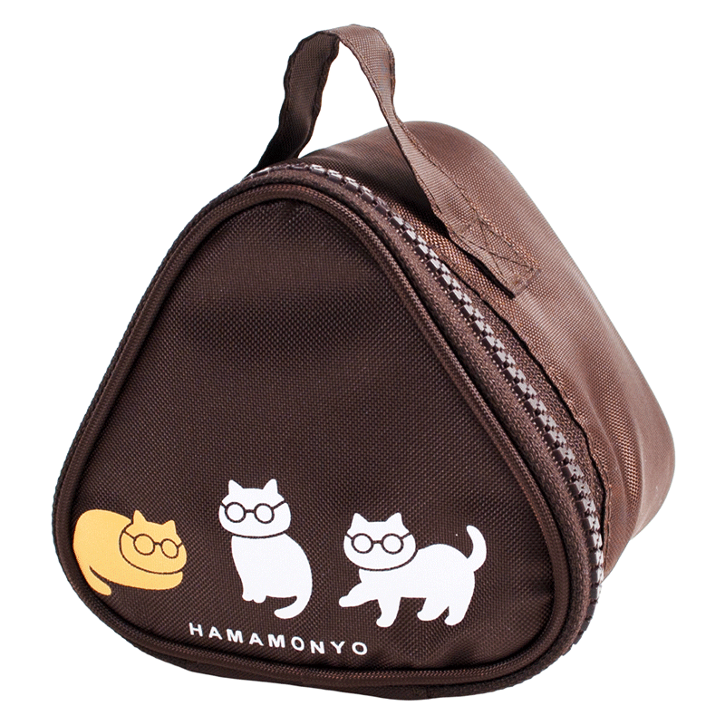 おむすびケース　ねこめがね
