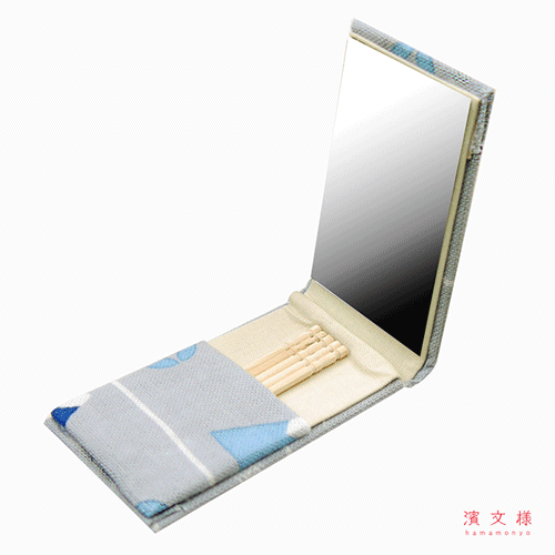 エチケットミラー　富士山と七宝ならべ