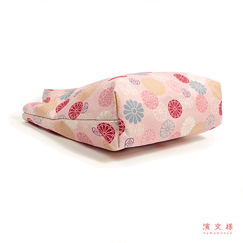 捺染帆布トート大　七宝姫菊