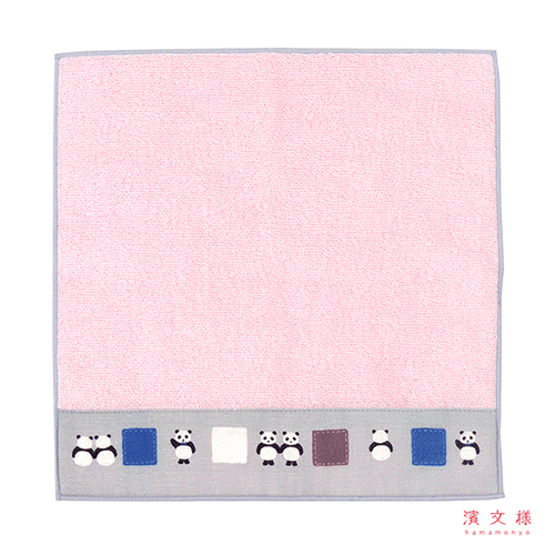 Tenuguiたおる　パッチワークパンダ