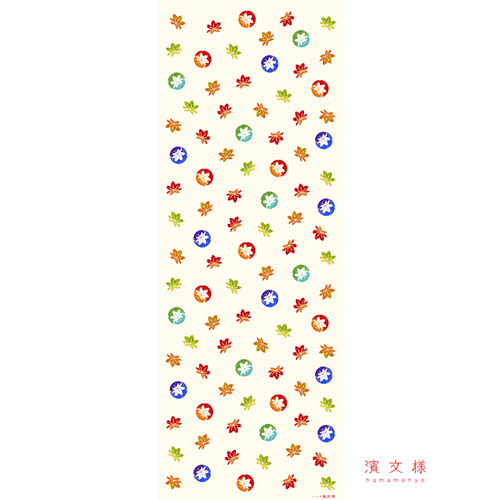 てぬぐい　いろどりもみじ